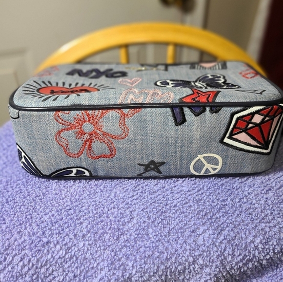 Michael Kors Embroidered Denim Crossbody Bag - Picture 5 of 9